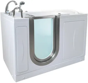 Ella's Bubbles 93117-HB Royal Air and Hydro Massage Acrylic Walk-In Bathtub, 32"x 52", White