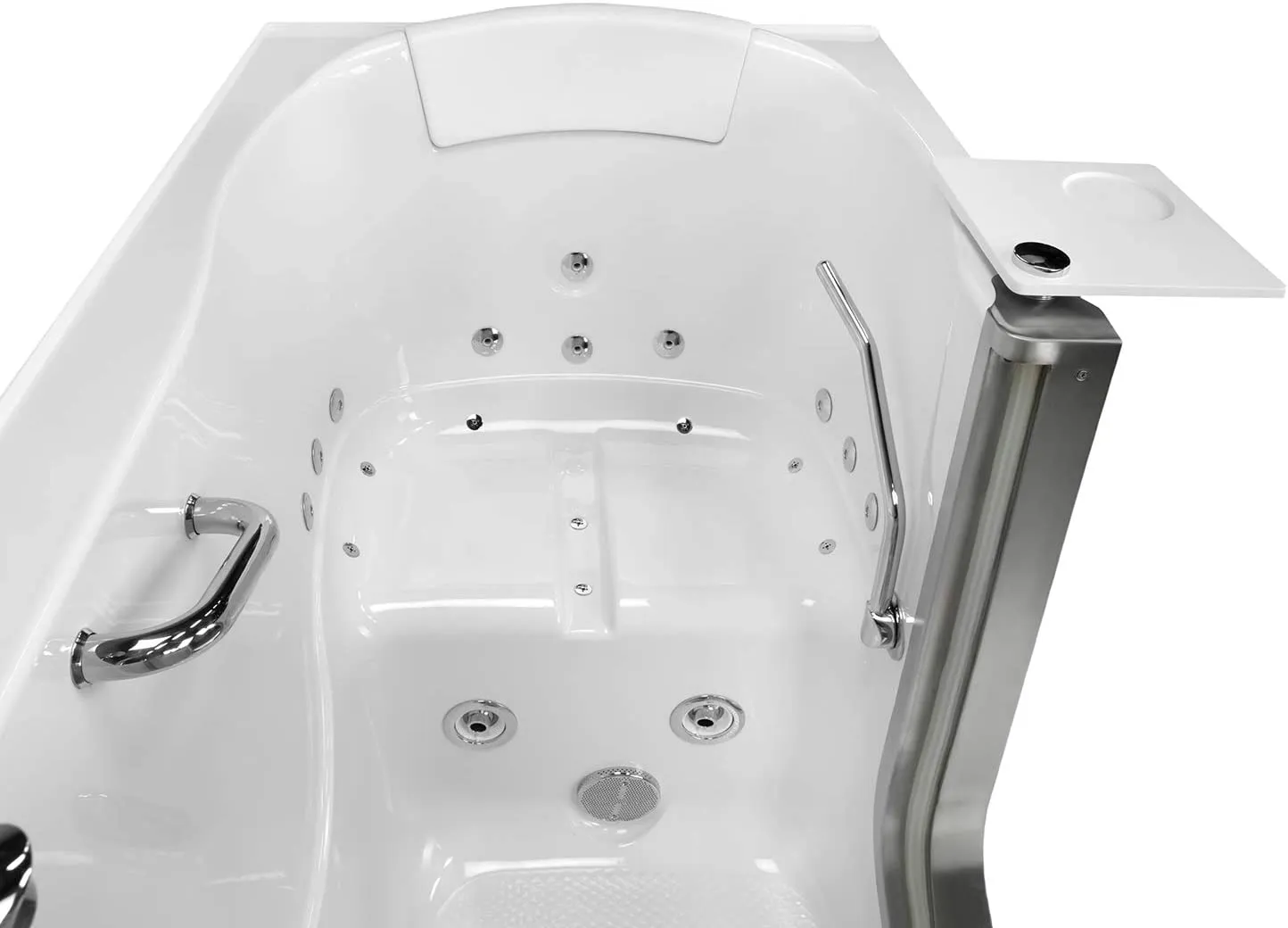 Ella's Bubbles 93117-HB Royal Air and Hydro Massage Acrylic Walk-In Bathtub, 32"x 52", White