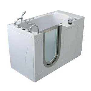 Ella's Bubbles HM3117 Royal Hydro and Microbubble Therapy Acrylic Walk-In Bathtub, 32"x 52", White