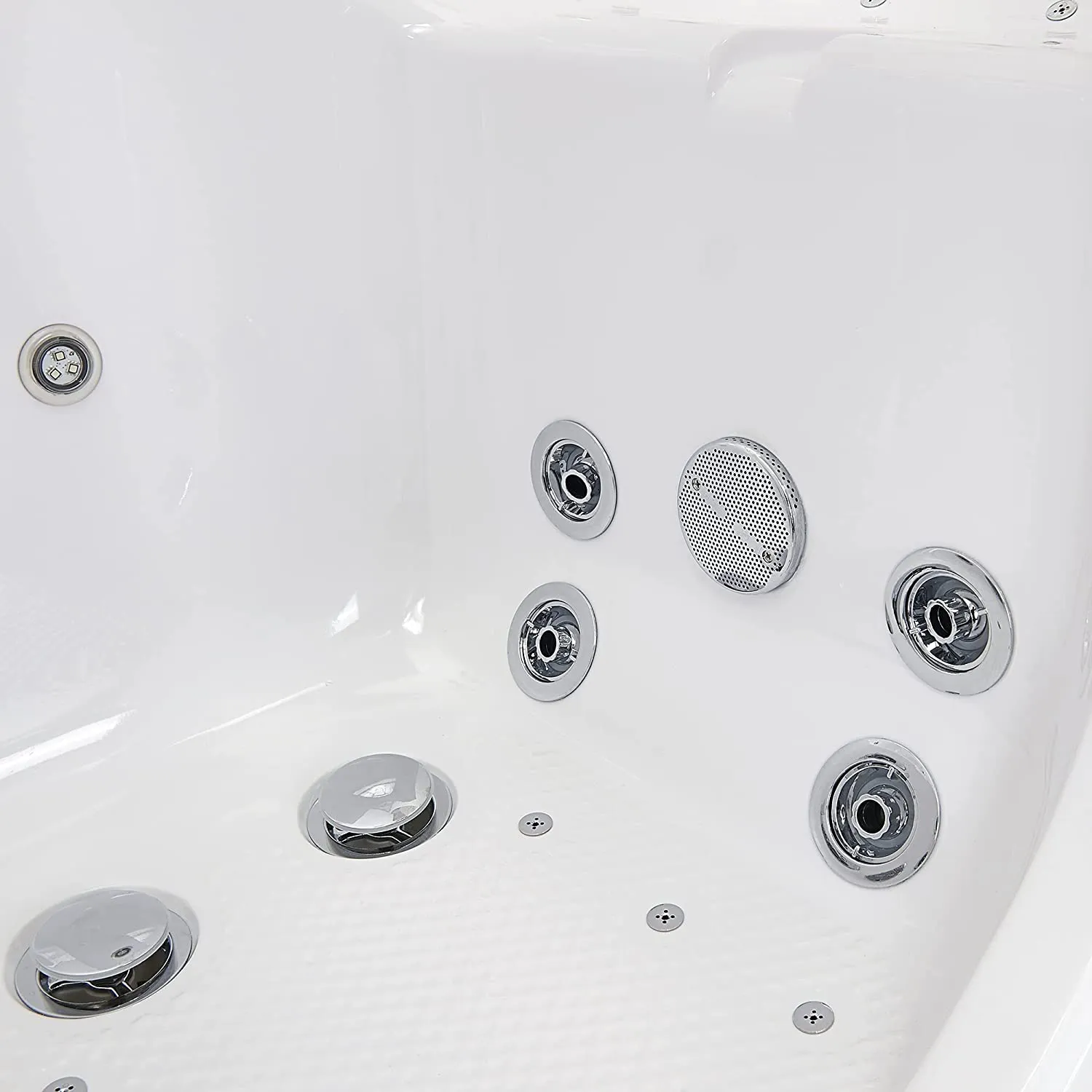 Ella's Bubbles O2SA3260H-R Ella Tub4Two 32"x 60" Hydro Massage Acrylic Walk-in Tub with Right Outward Swing Door, Thermostatic Faucet, Dual 2" Drains, 32" x 60" x 42", White