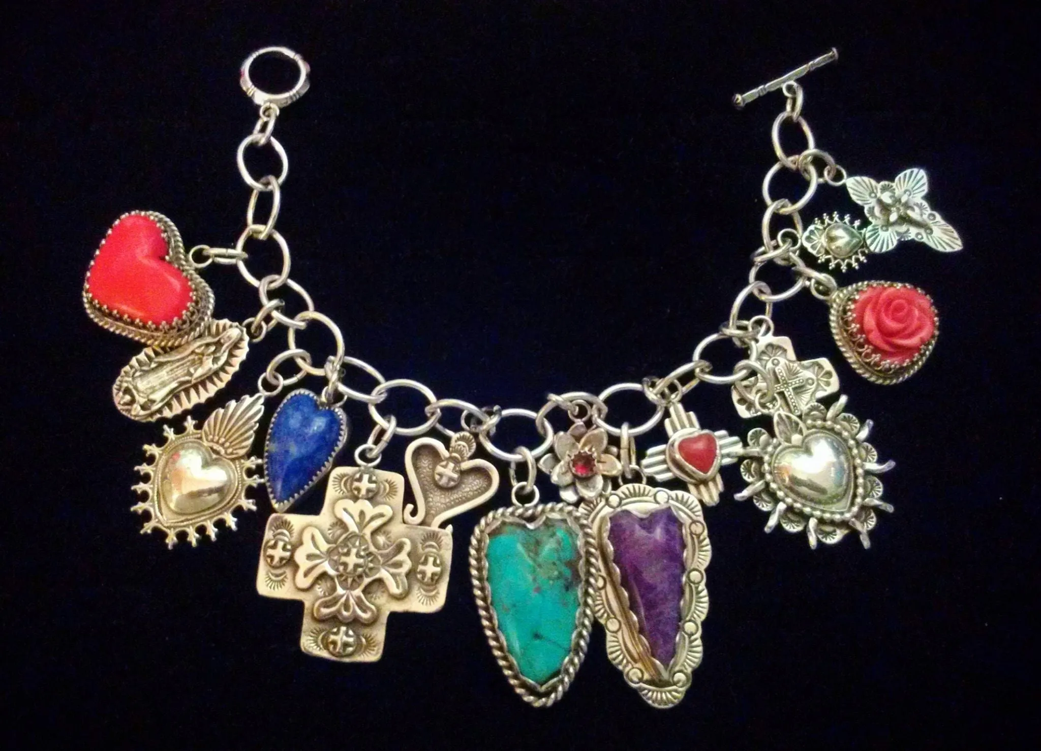 Elvira's Love and Faith Southwestern Charm Bracelet
