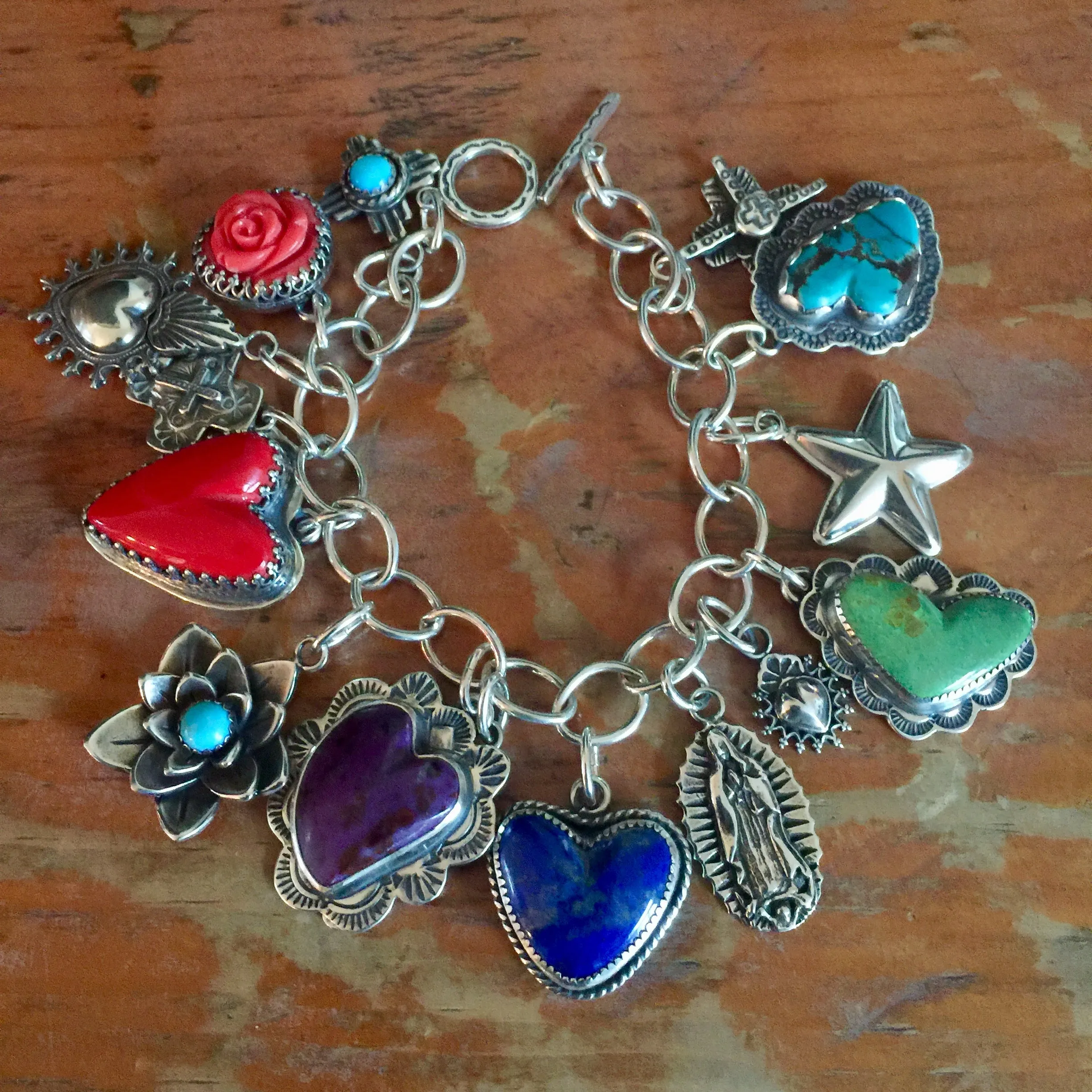 Elvira's Love and Faith Southwestern Charm Bracelet