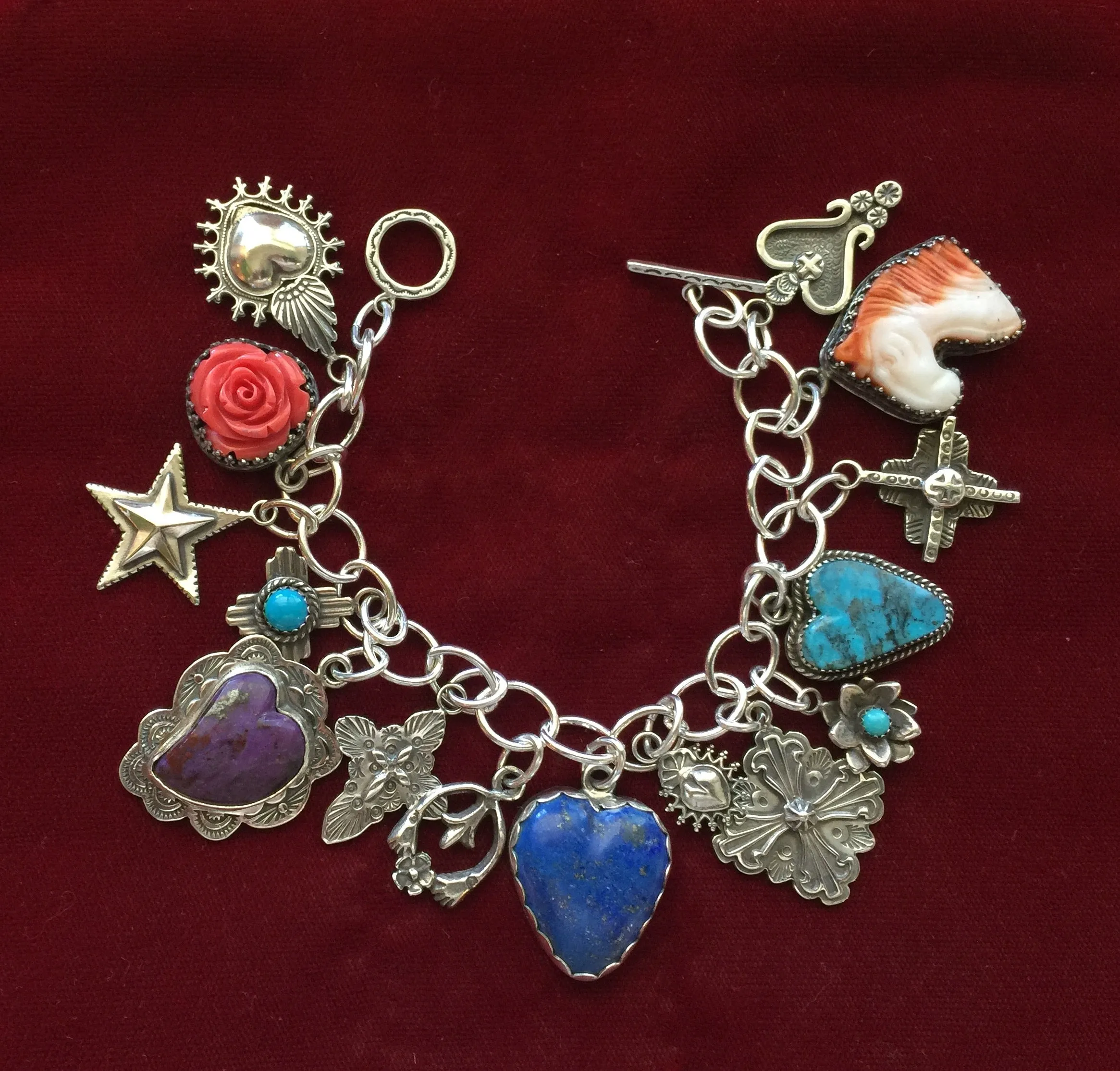 Elvira's Love and Faith Southwestern Charm Bracelet