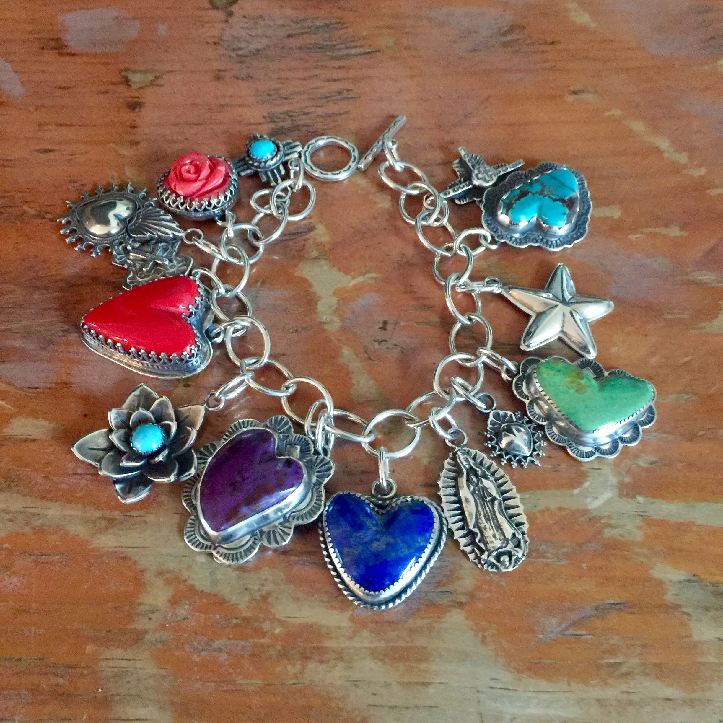 Elvira's Love and Faith Southwestern Charm Bracelet