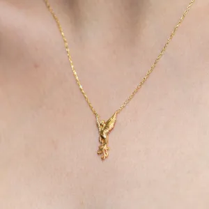 Emerald Phoenix Necklace