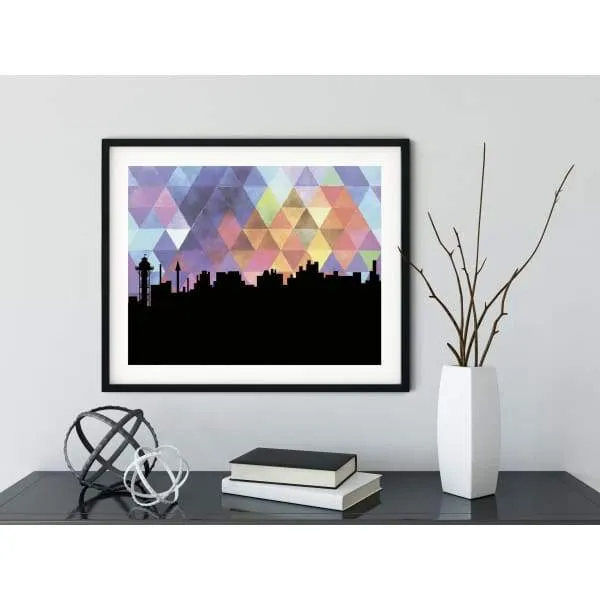 Erie, Pennsylvania geometric skyline