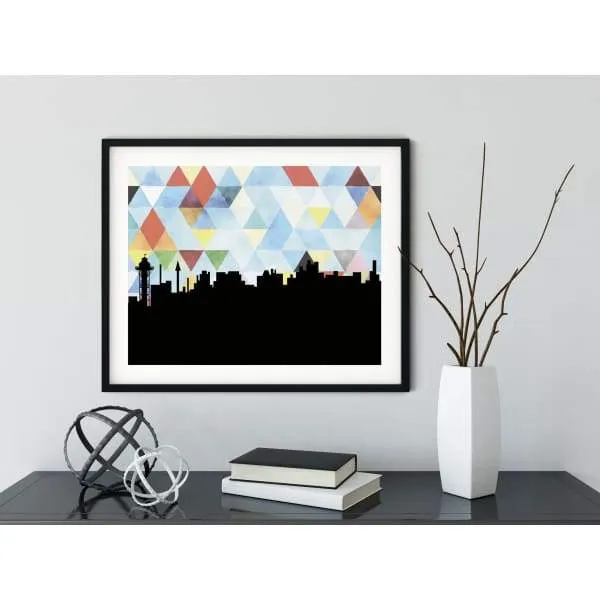 Erie, Pennsylvania geometric skyline