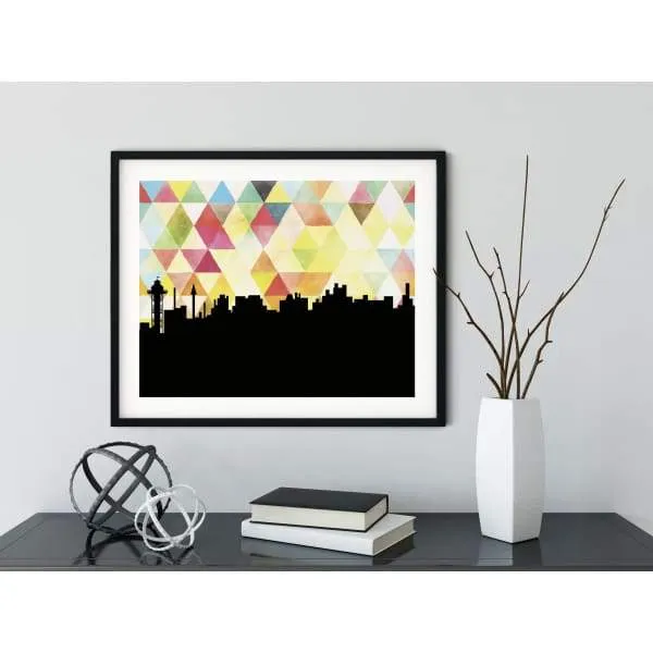 Erie, Pennsylvania geometric skyline