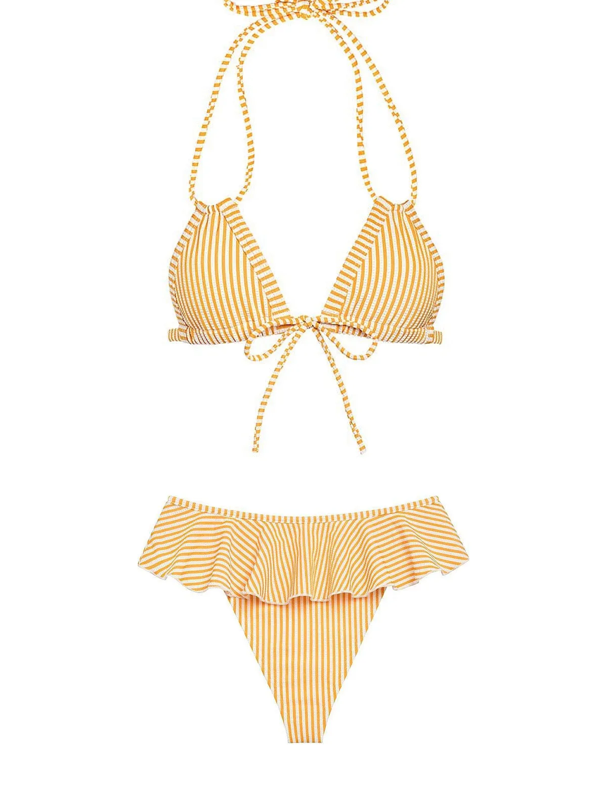 Euro Bow-Tamarindo Ruffle Bikini ::RET