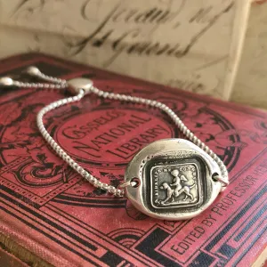 Faithfulness Guides Me - Adjustable Wax Seal Bracelet