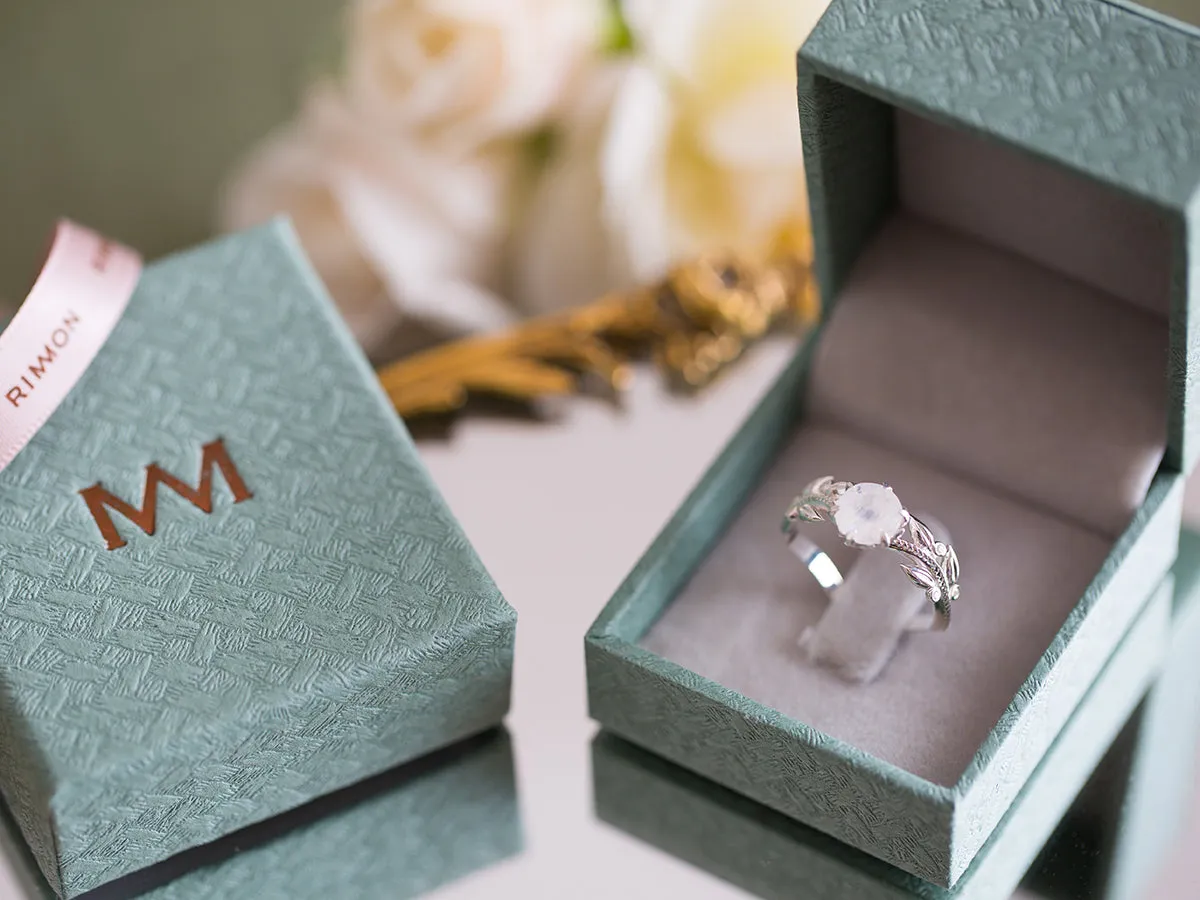 Florence | Moonstone and Diamond