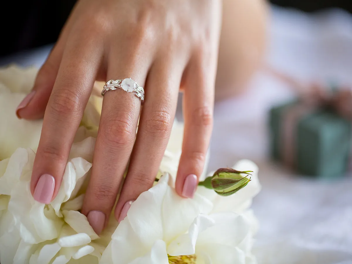 Florence | Moonstone and Diamond