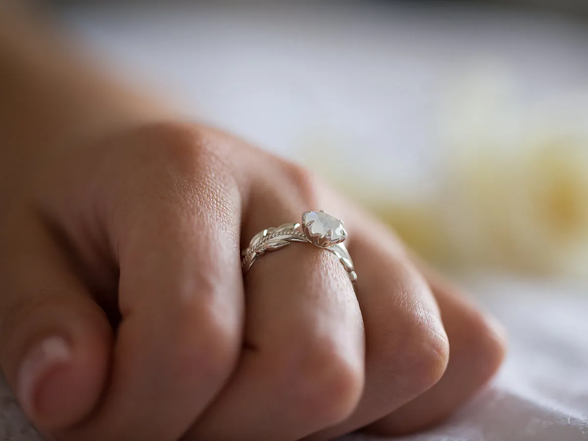 Florence | Moonstone and Diamond