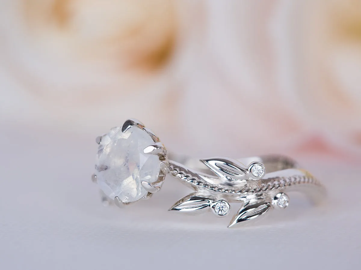 Florence | Moonstone and Diamond