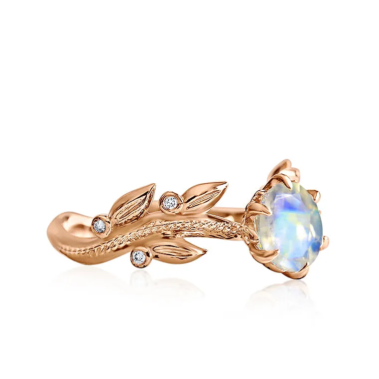 Florence | Moonstone and Diamond