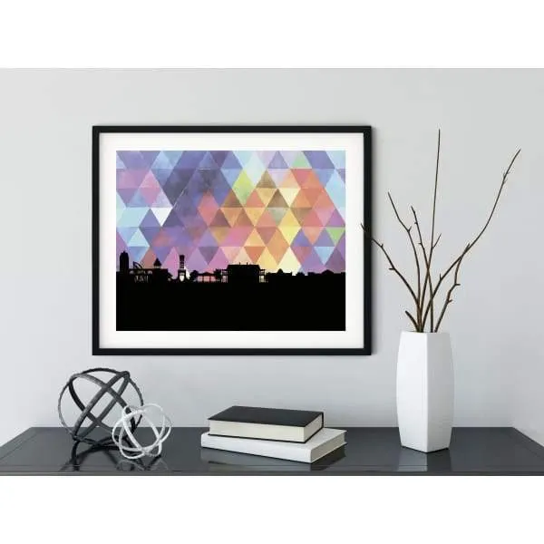 Foley, Alabama geometric skyline