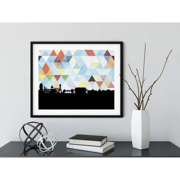 Foley, Alabama geometric skyline
