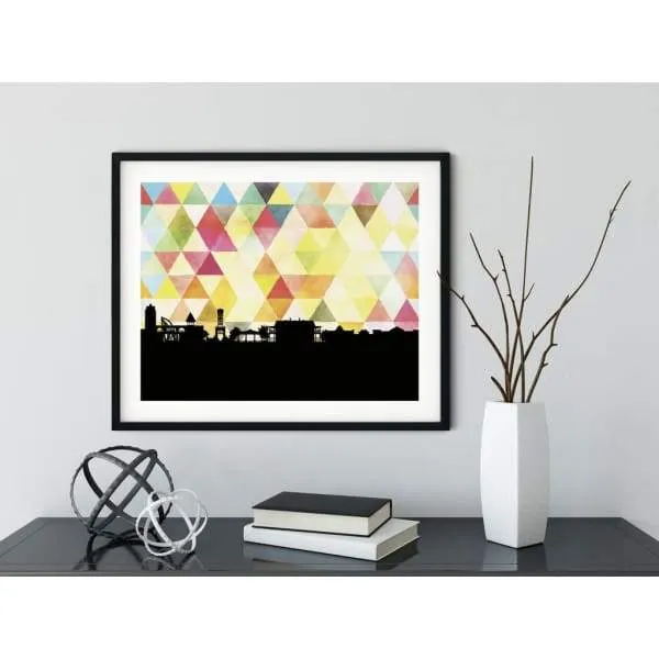 Foley, Alabama geometric skyline