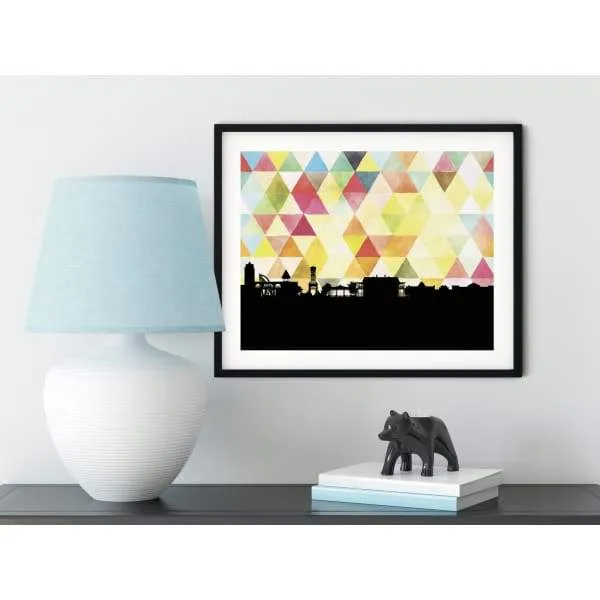 Foley, Alabama geometric skyline