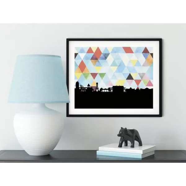 Foley, Alabama geometric skyline