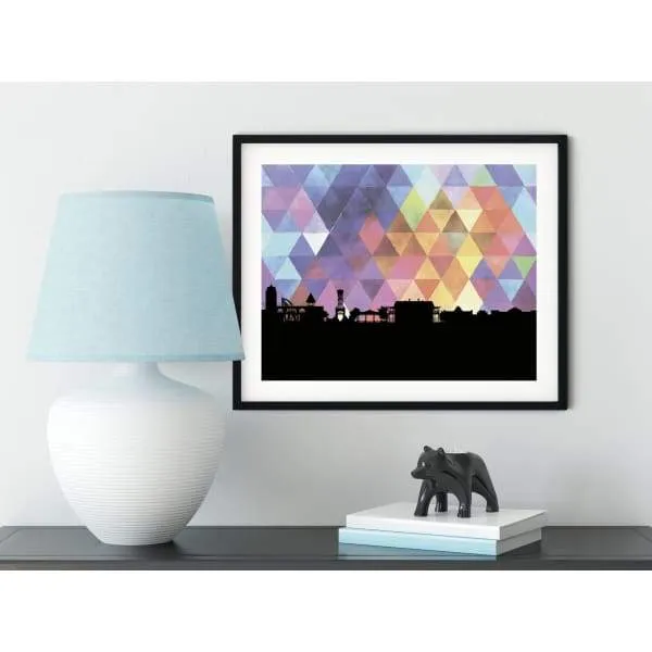 Foley, Alabama geometric skyline