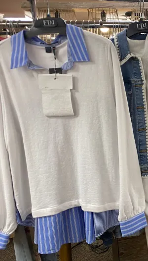 Fooler Collar Spring Sweater