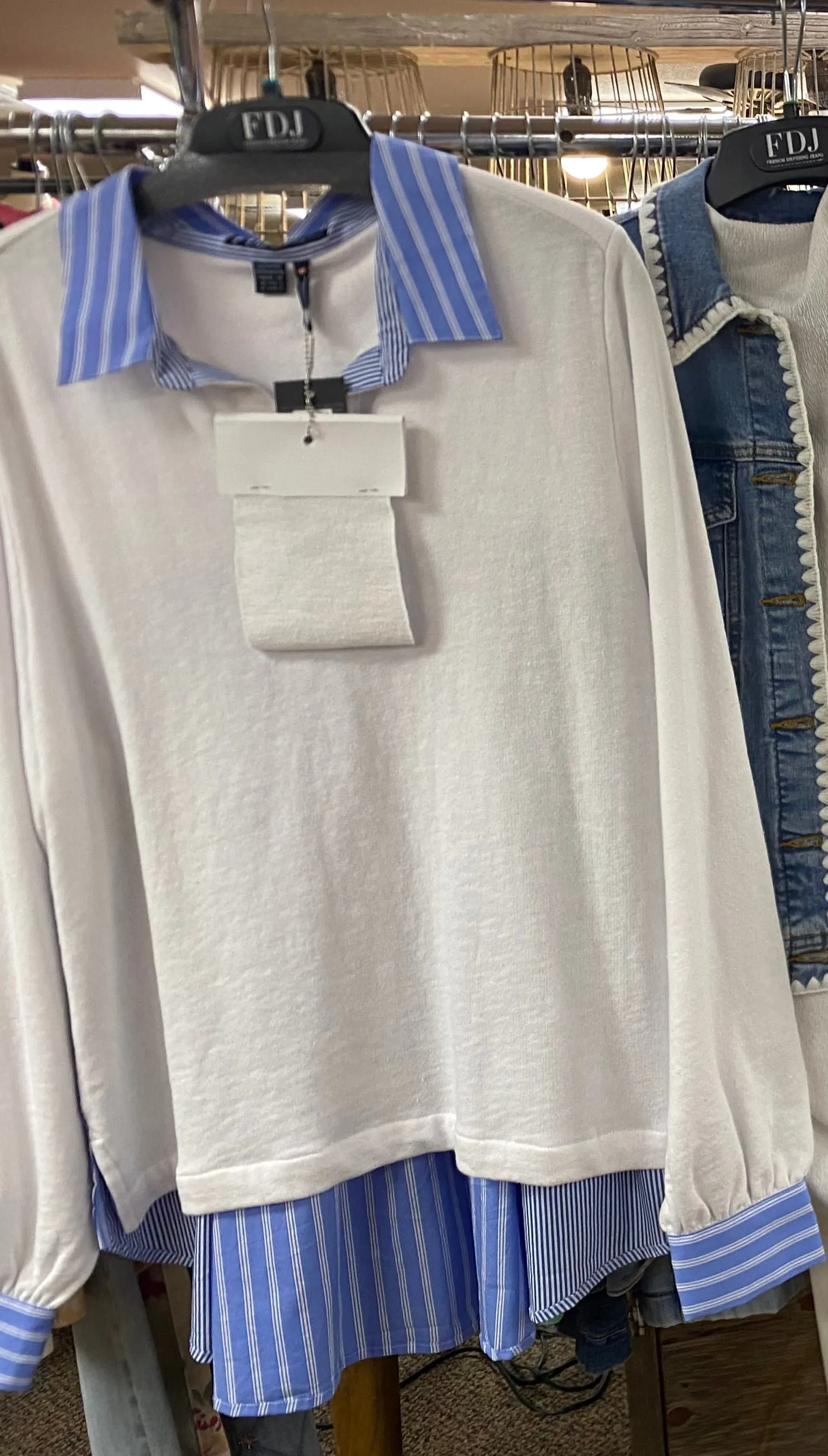 Fooler Collar Spring Sweater