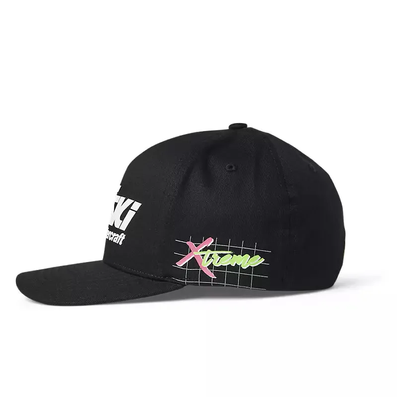 FOX Gorro Jockey Lifestyle Kawasaki Jet Ski Flexfit Negro