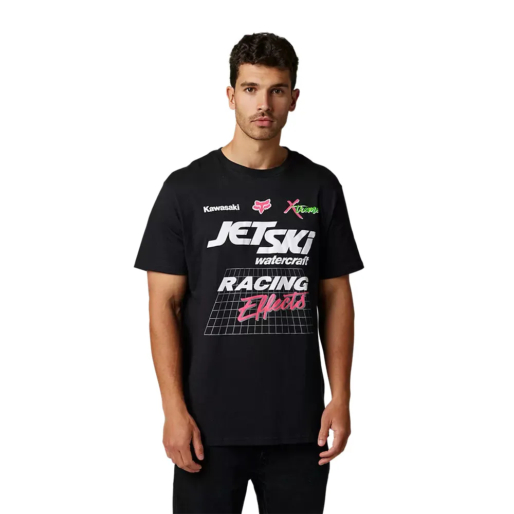 FOX Polera Lifestyle Kawasaki Wet 'N' Wild Negro