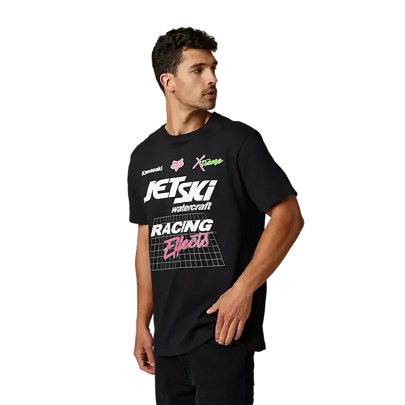FOX Polera Lifestyle Kawasaki Wet 'N' Wild Negro