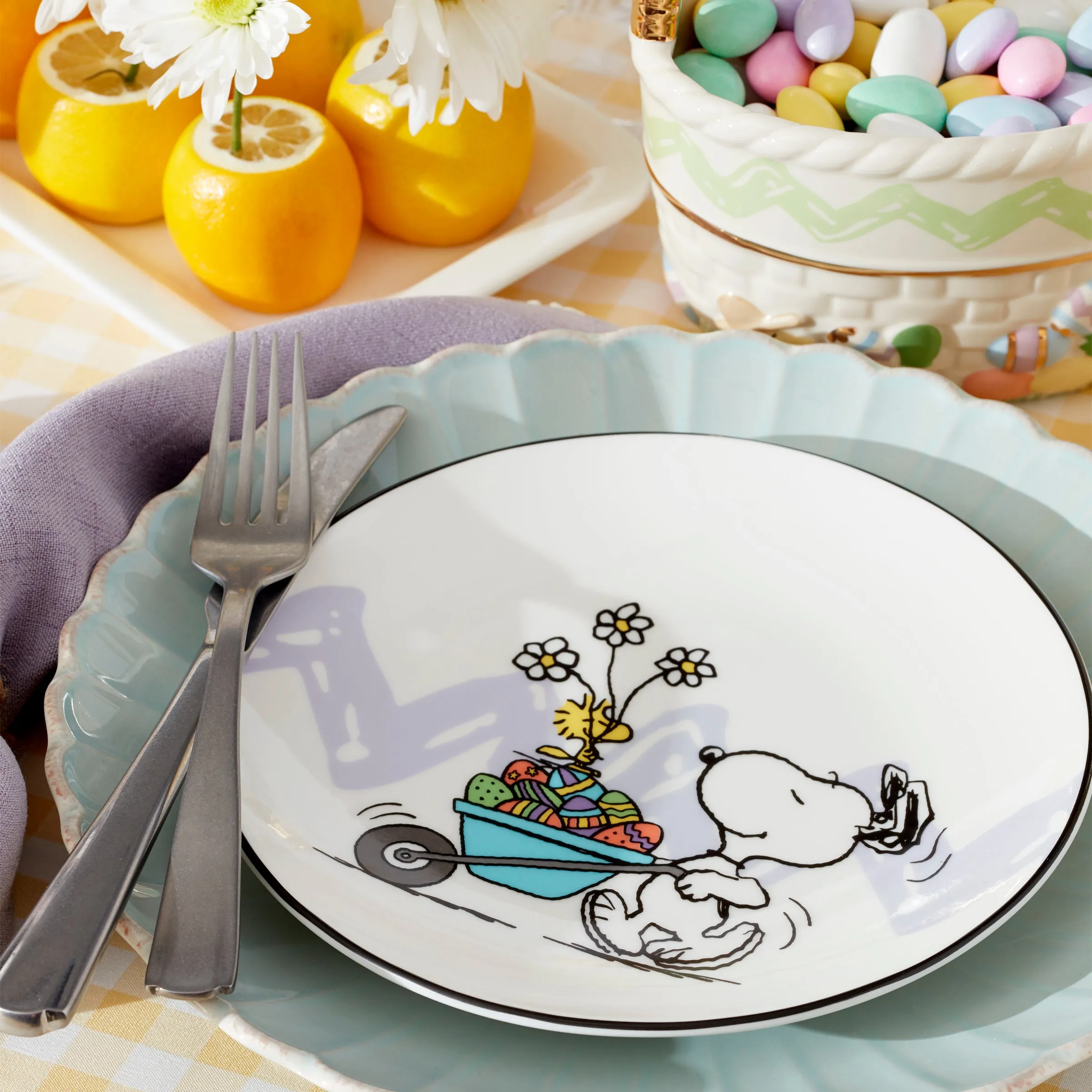 French Perle Scallop 12-Piece Dinnerware Set