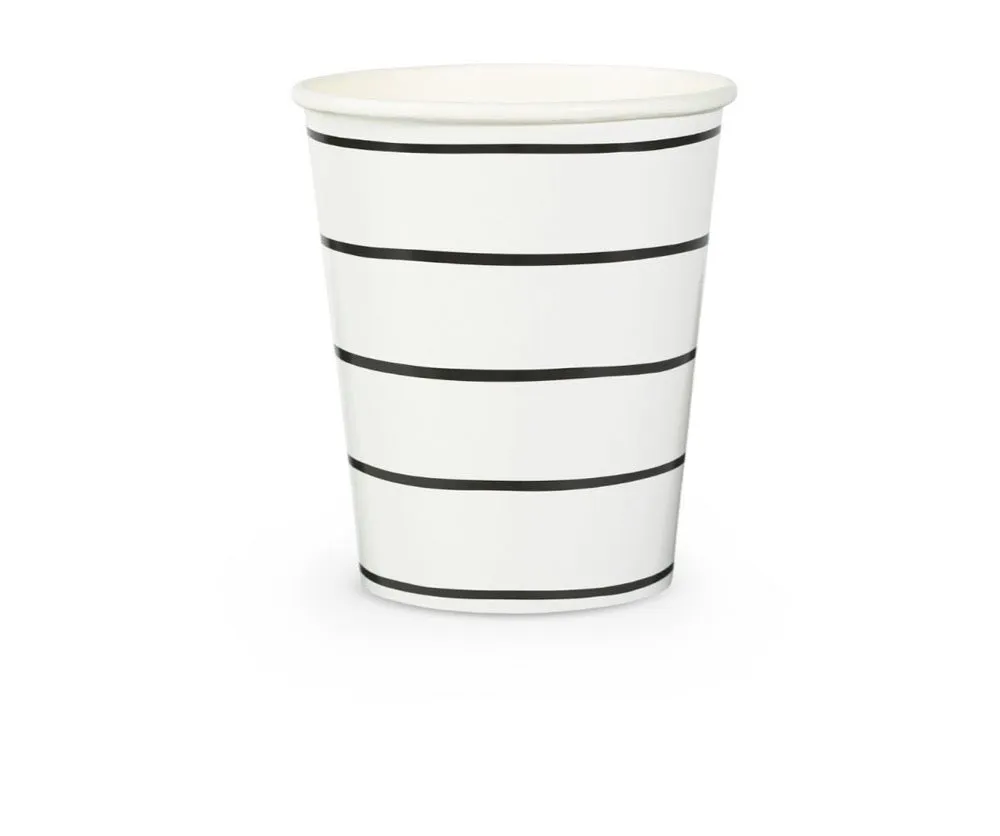 Frenchie Striped Cups : Ink
