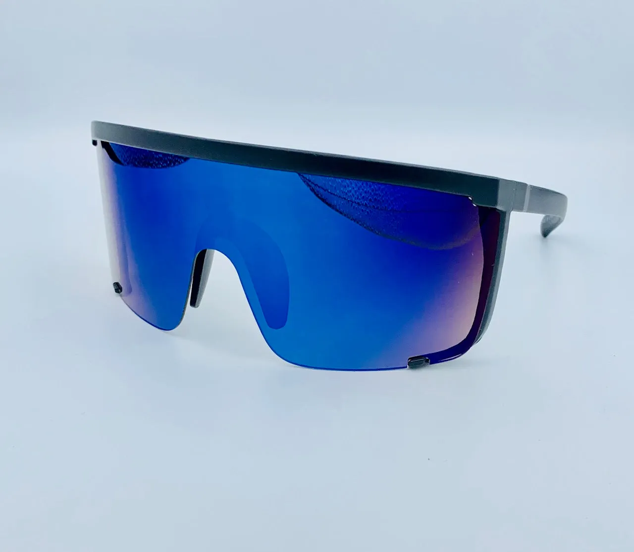 Gafas de Sol tipo Mykita Rocket Revo Visor Lentes Retro Rave Steam Punk Shield