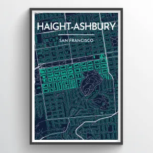 HAIGHT-ASHBURY, SF CITY MAP
