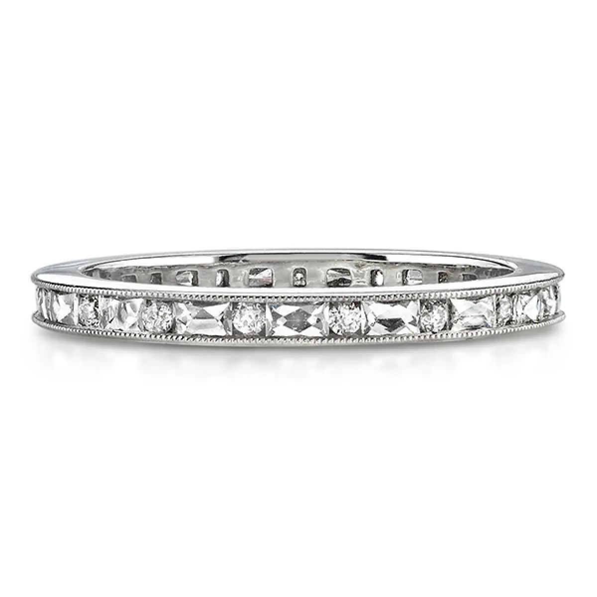 Handmade Vintage Inspired Band by Single Stone