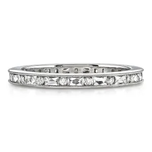 Handmade Vintage Inspired Band by Single Stone