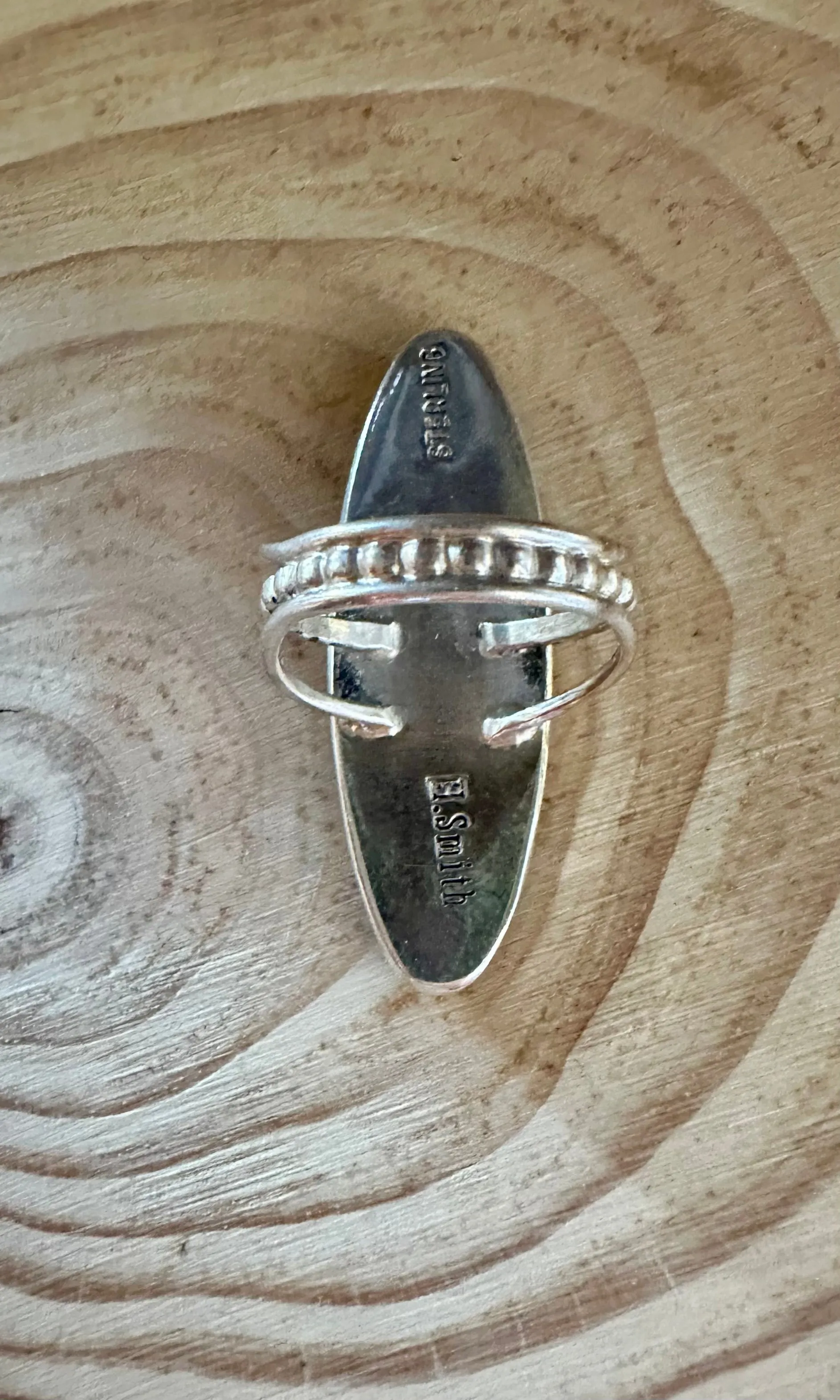 HAROLD SMITH Pueblo Night Sky Micro Inlay Ring • Size 6