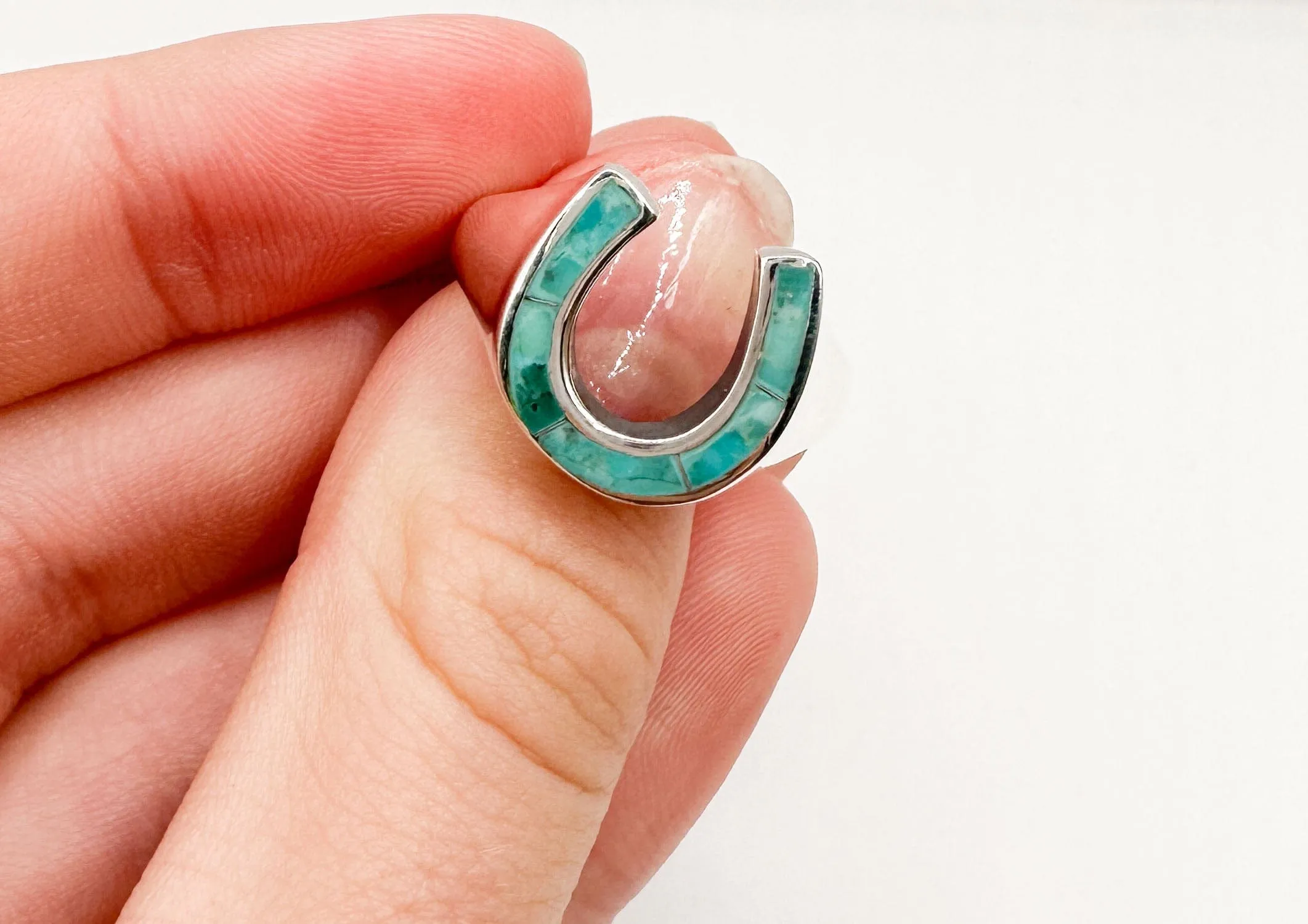 Horseshoe Turquoise Ring