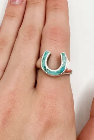 Horseshoe Turquoise Ring