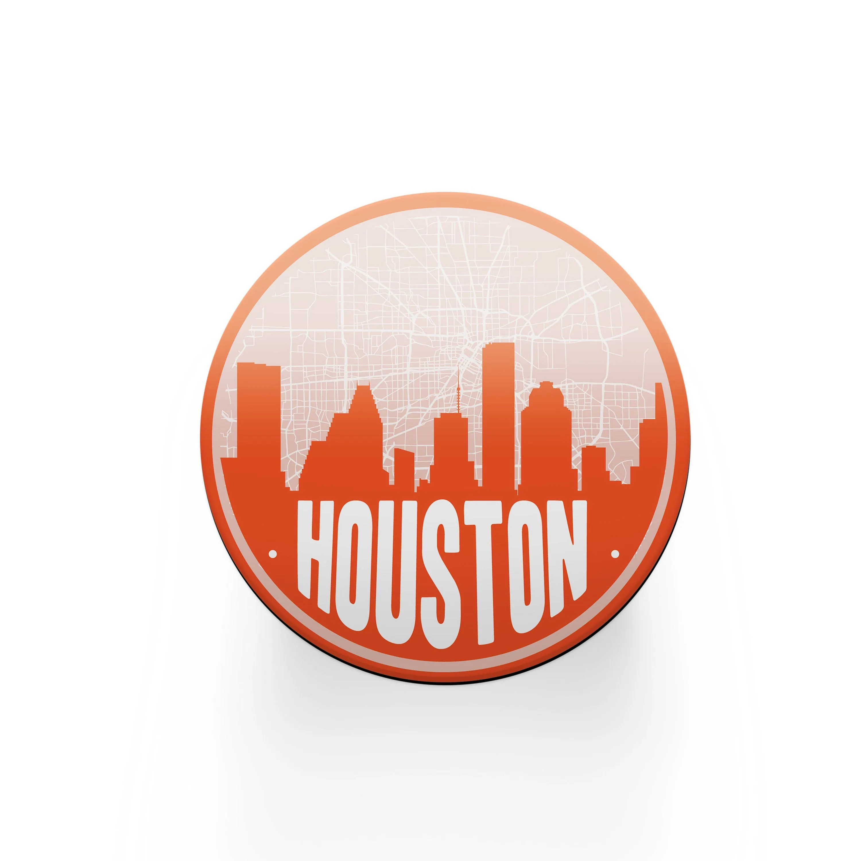 Houston map coasters, Houston gifts for him, Houston skyline coaster set, set of coasters, Houston bar gifts, gifts for boss, drink coasters