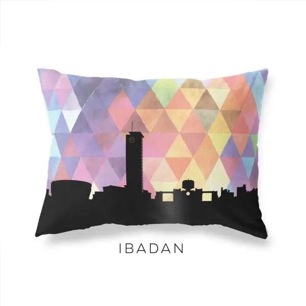 Ibadan, Nigeria geometric skyline