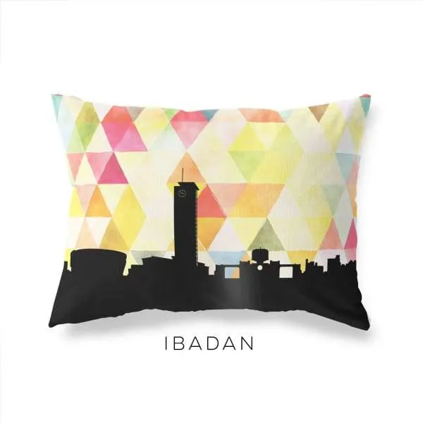 Ibadan, Nigeria geometric skyline