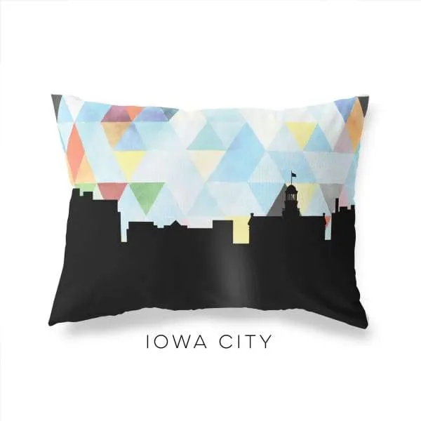 Iowa City, Iowa geometric skyline