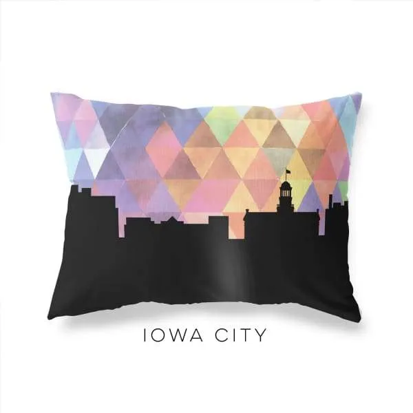 Iowa City, Iowa geometric skyline