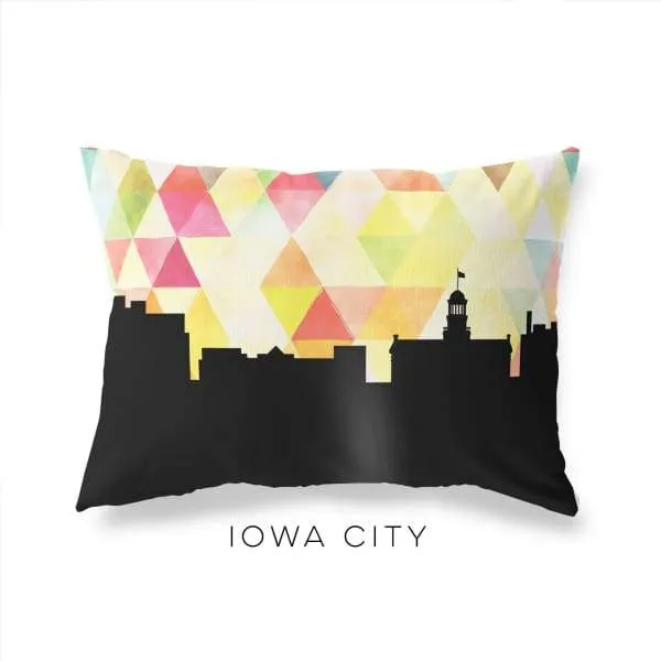 Iowa City, Iowa geometric skyline