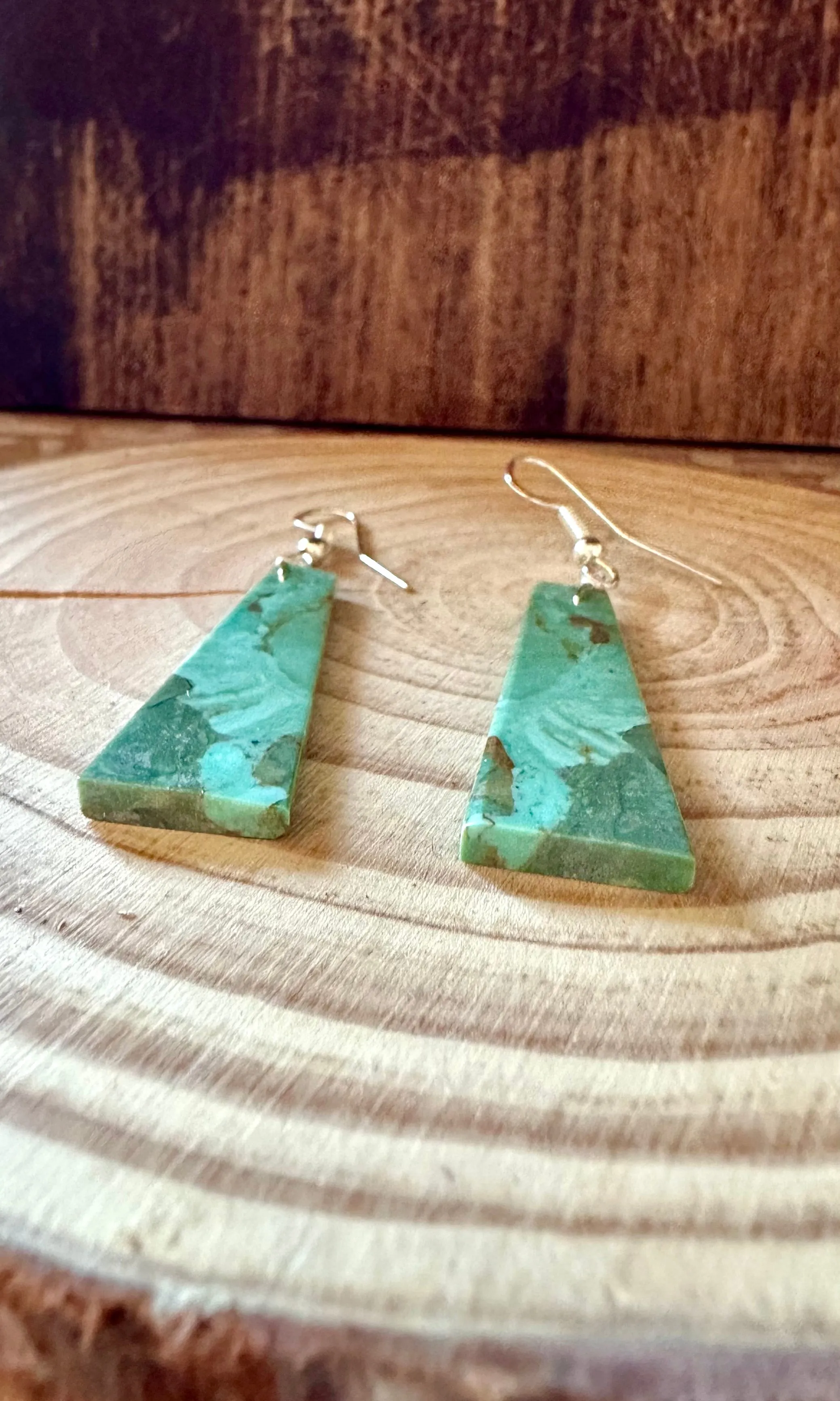 JAMESON PETE Clean Slate SMALL Navajo Turquoise Earrings