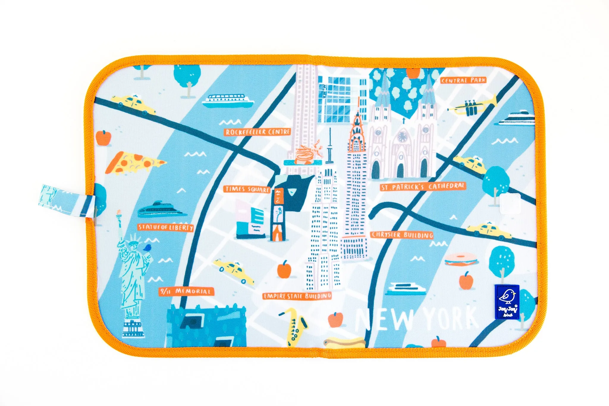Jaq Jaq Bird New York City Explorer Doodle Mat Kit with ButterStix® & Holders