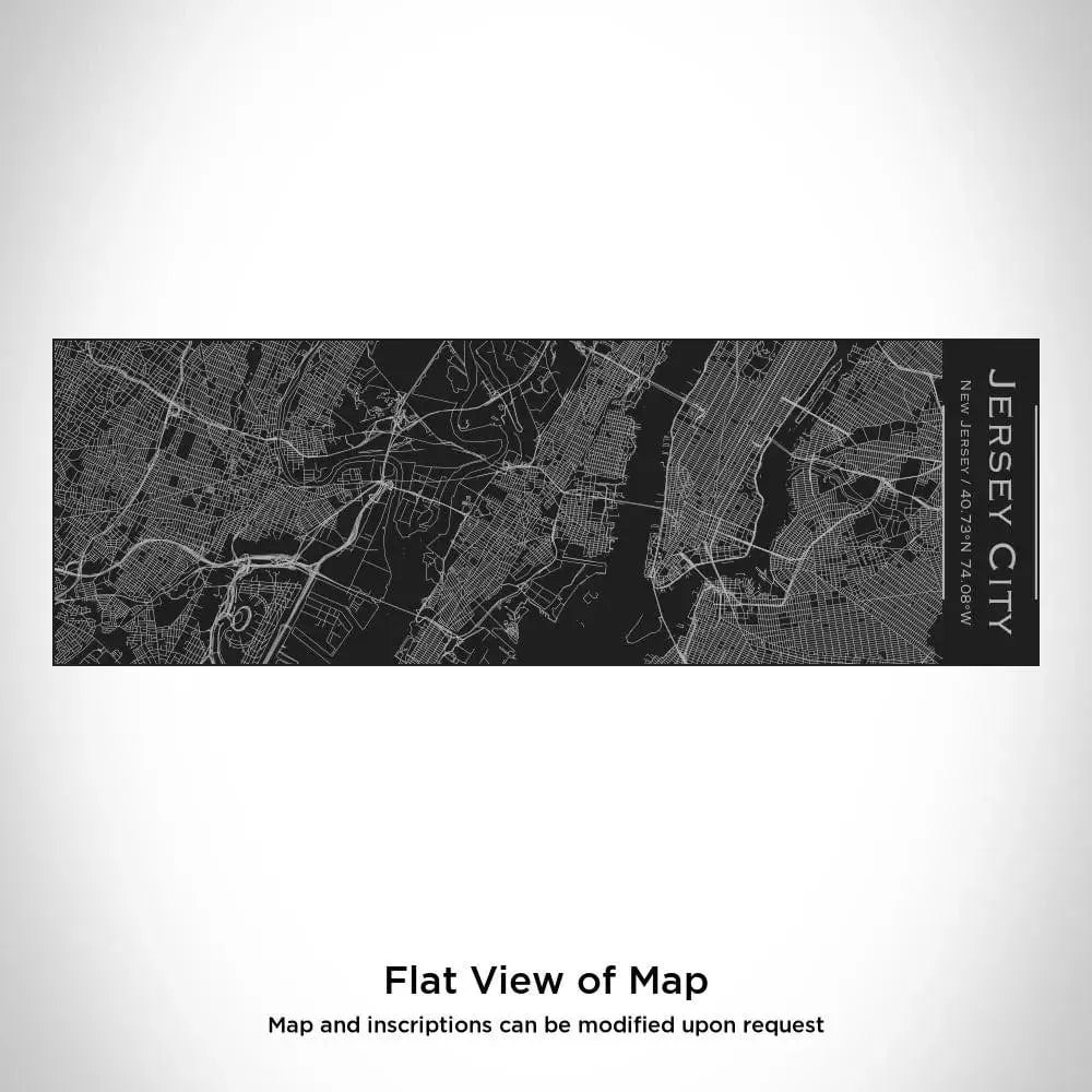Jersey City - New Jersey Map Insulated Cup in Matte Black