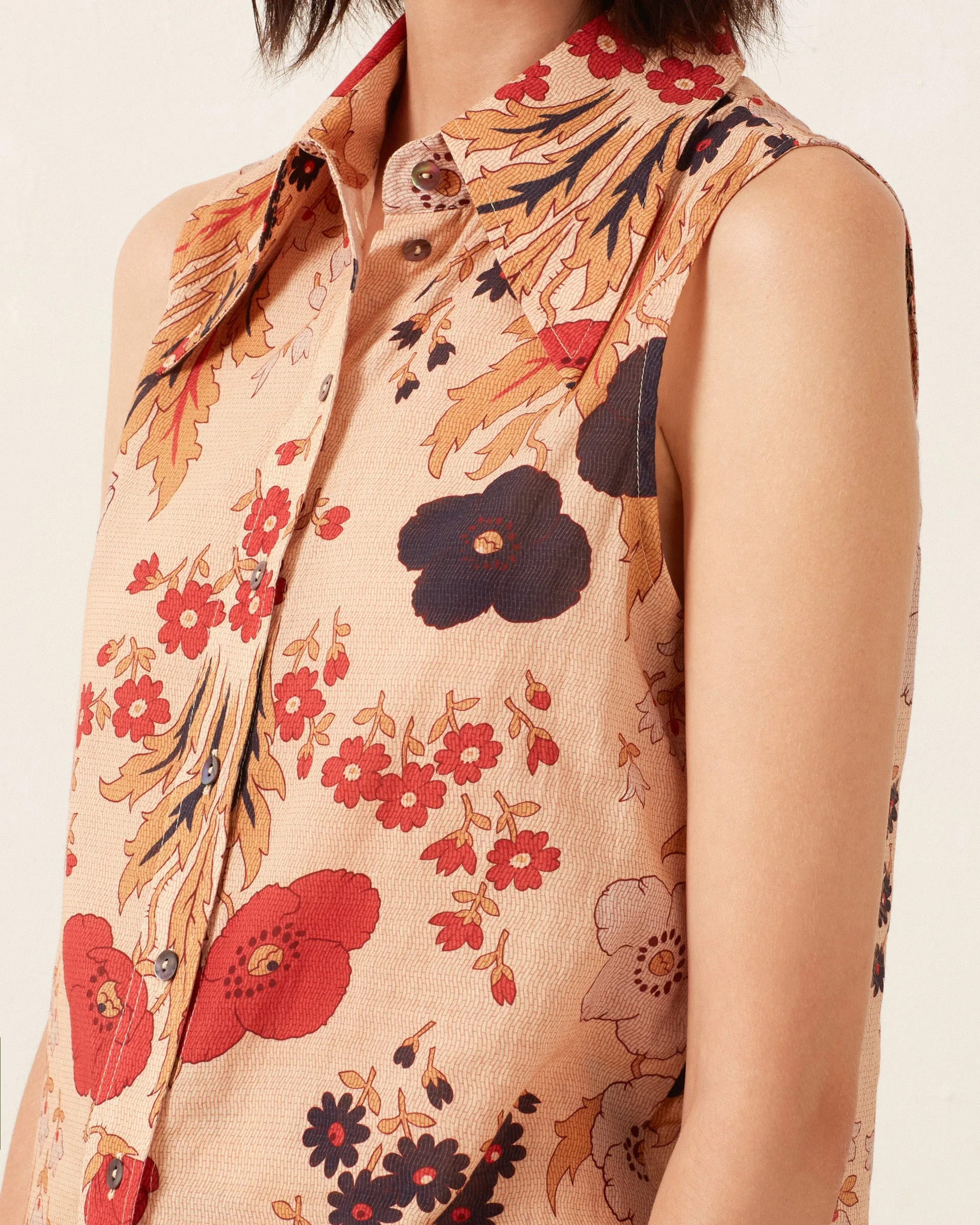 Joni Vintage Poppy Shirt