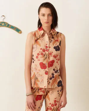 Joni Vintage Poppy Shirt
